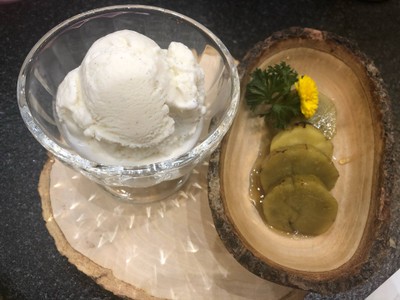 ไอศกรีมวนิลามันญี่ปุ่นเผา