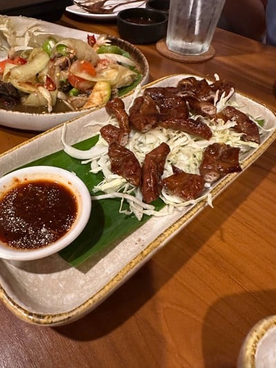 ไส้หมูย่าง