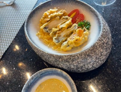 Abalone tempura