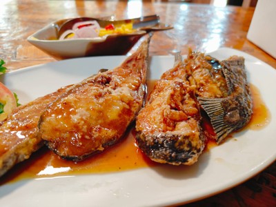 ปลาเค้าทอดน้ำปลา