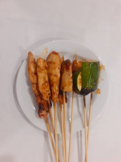 บาร์บีคิวไก่ซอสหมาล่า