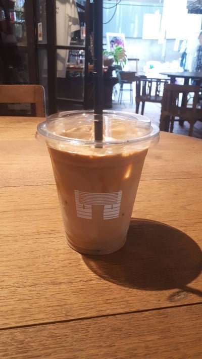 ลาเต้เย็น