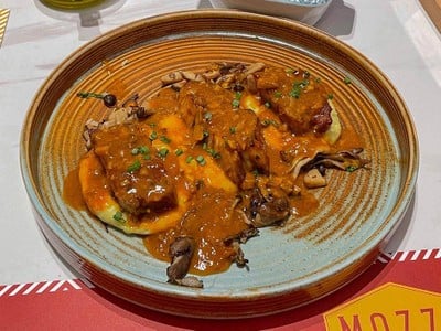 Kurobuta pork neck & mushroom