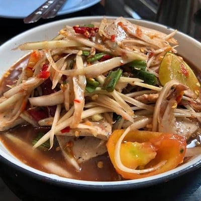 ตำหมูยอใส่ปลาร้า 