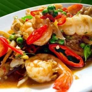 ผัดขี้เมาทะเล