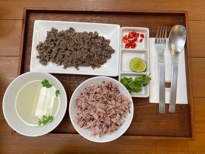 ข้าวหมูสับหนำเลี๊ยบ
