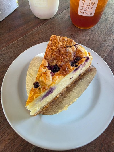 บลูเบอร์รี่นิวยอร์กชีสเค้ก