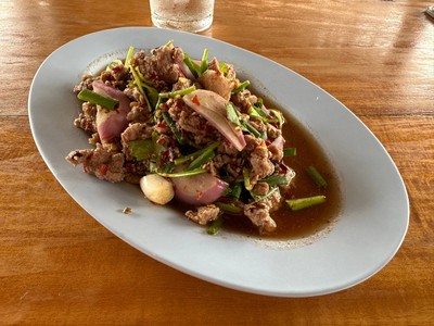 ลาบเนื้อ