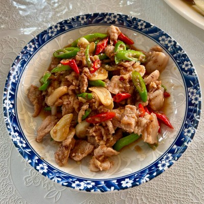 หมูคั่วเคยเค็ม