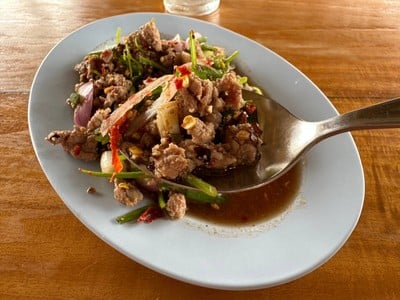 ลาบเนื้อ