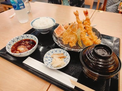 Tempura Kanego Hannosoke Set