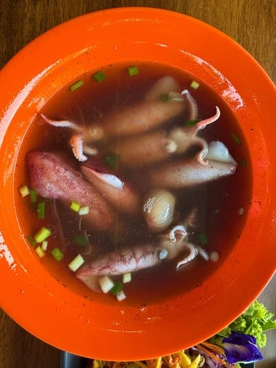 หมึกต้มน้ำดำ