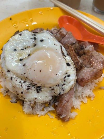 ข้าวหน้าหมูทอดพอร์คช็อพ