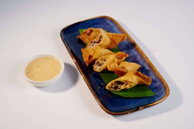 เกี๊ยวห่อลาบคั่ว