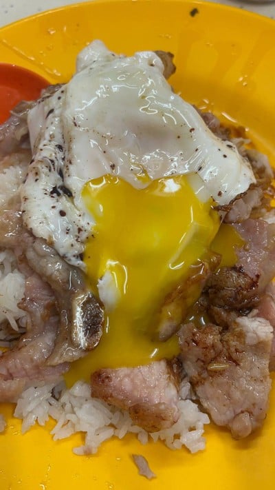 ข้าวหน้าหมูทอดพอร์คช็อพ