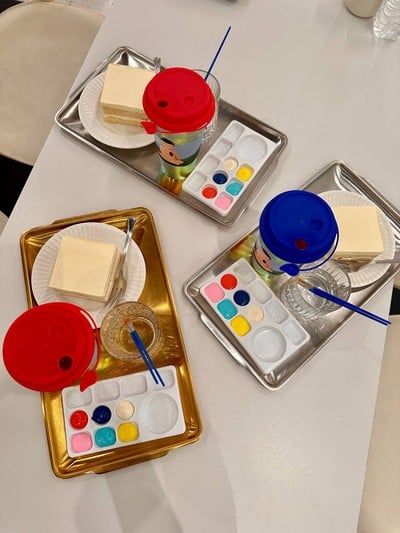 Canvas cake set