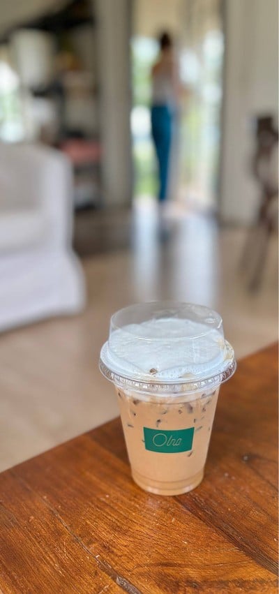 ☕️ Cappuccino Cold. (Price 80 Baht.)
