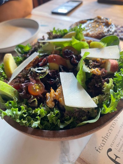 Apple Cranberry and Walnut Salad