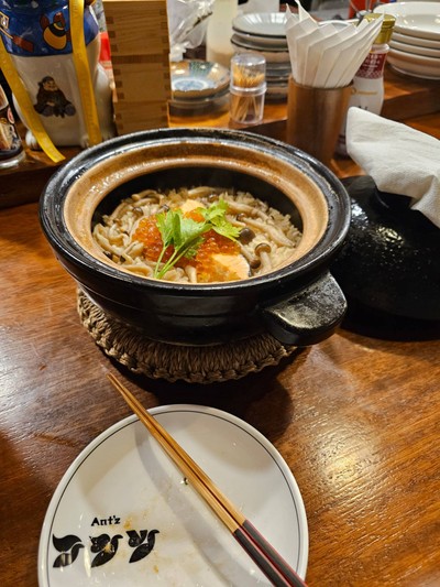 Salmon ikura Donabe Goha