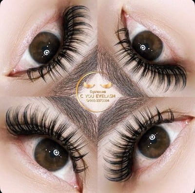 ต่อขนตา บน