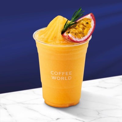 แมงโก้ แพชชั่น สมูทตี้ (Frappe Non Coffee)