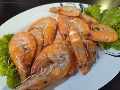 กุ้งขาวอบเกลือ