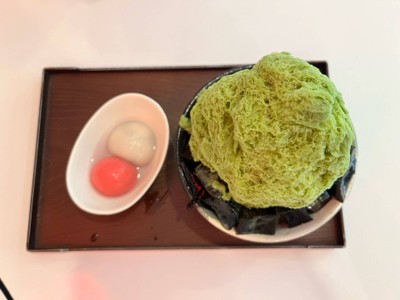 บิงซูมัทฉะบัวลอยเฉาก๊วย