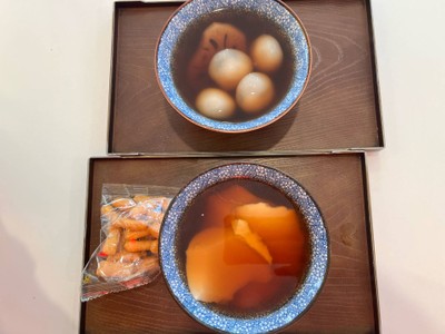 เต้าฮวยน้ำขิง บัวลอยงาดำน้ำขิง