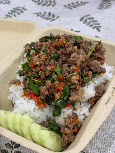 กะเพราเนื้อAus