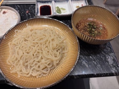 Dipping Noodles with Kombu Soup