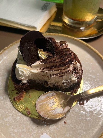 Chocolate custard tart
