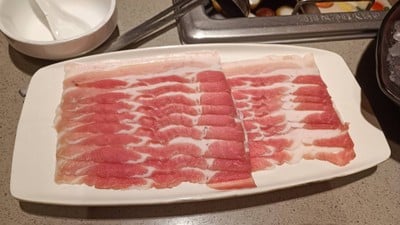 หมูสามชั้นสไลด์