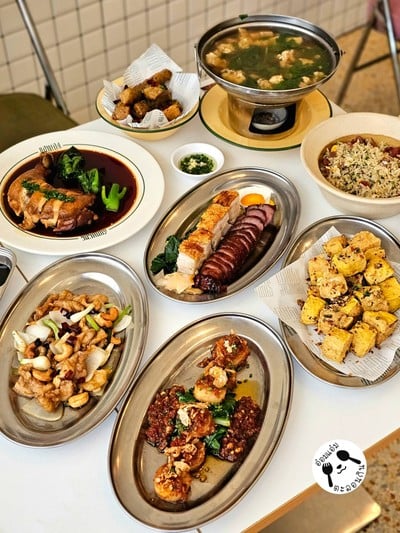 เมนูของร้าน ร้านอาหารแสนเฮง