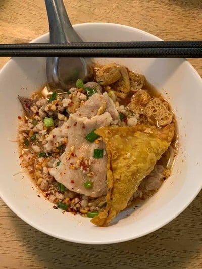 บะหมี่ต้มยำหมู