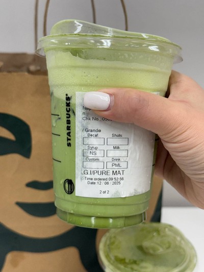 Iced Pure Matcha Latte