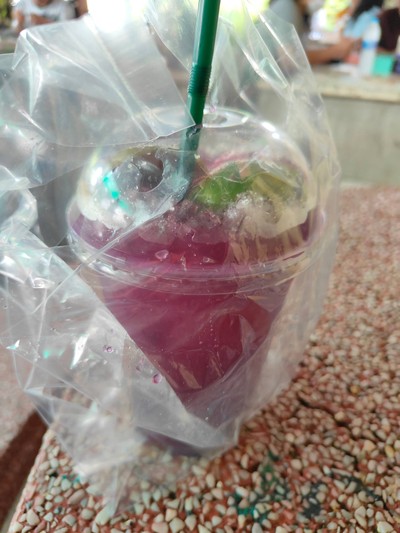 น้ำอัญชันมะนาว