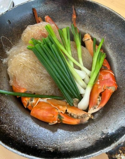 ปูอบวุ้นเส้นใหญ่