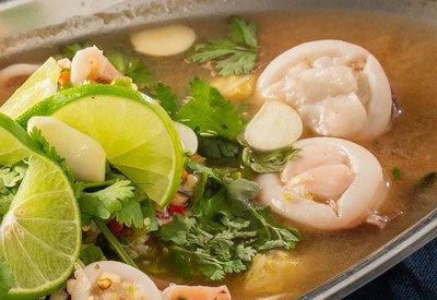 หมึกนึ่งมะนาว