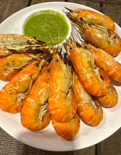 กุ้งเผา