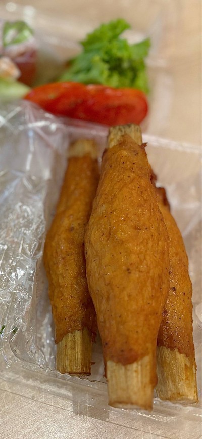 🦞 กุ้งพันอ้อย. (ราคา 50 บาท.)