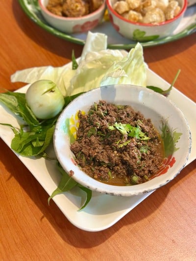 ลาบควายสุก