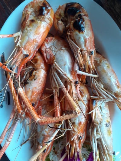 กุ้งเผา