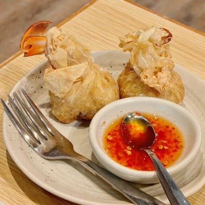 หอยจ๊อเนื้อกรรเชียงปูจัมโบ้