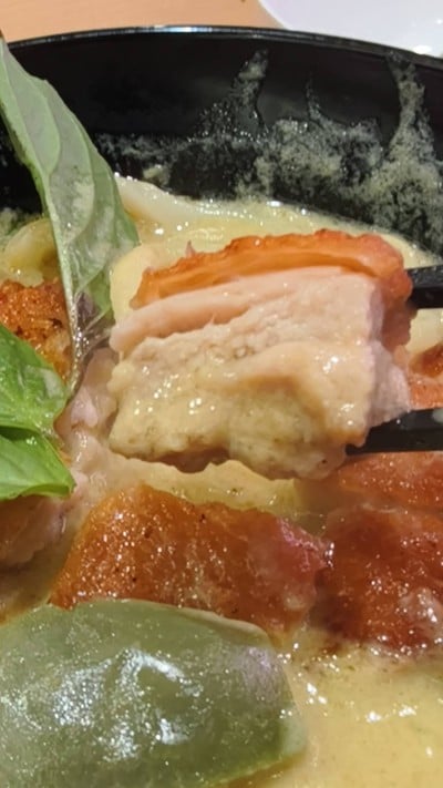 อุด้งเขียวหวานไก่