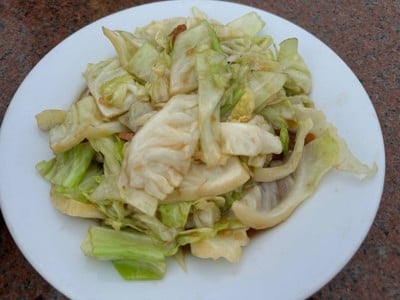 กะหล่ำผัดน้ำปลา