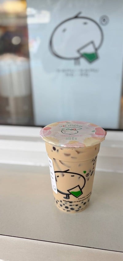 🧋Kamu Milk Tea With Bubbles. (Price 90 Baht.)