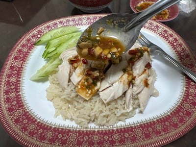 ข้าวมันไก่ เนื้ออก ไม่หนัง