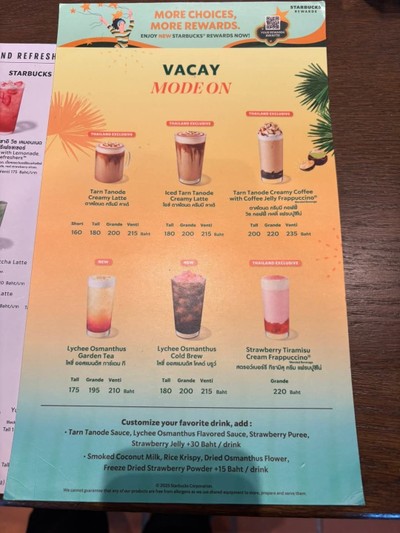 ป้ายราคาหรือสมุดเมนู