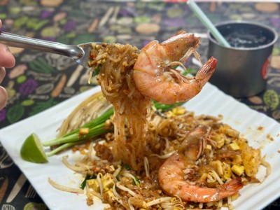 เส้นเล็ก กุ้งสด