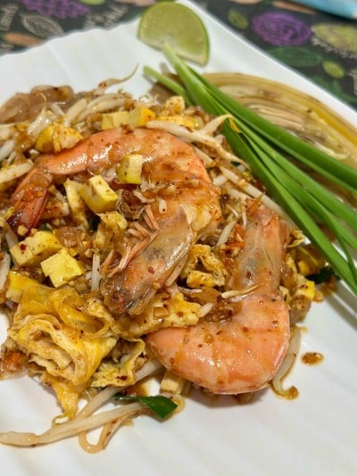 เส้นเล็ก กุ้งสด